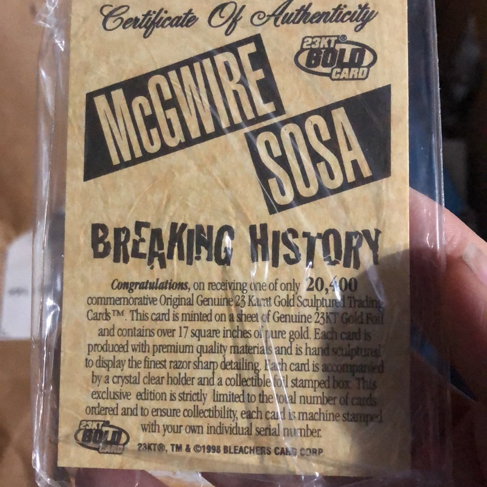 ⚾️McGwire-Sosa⚾️ - Picture 3 of 6